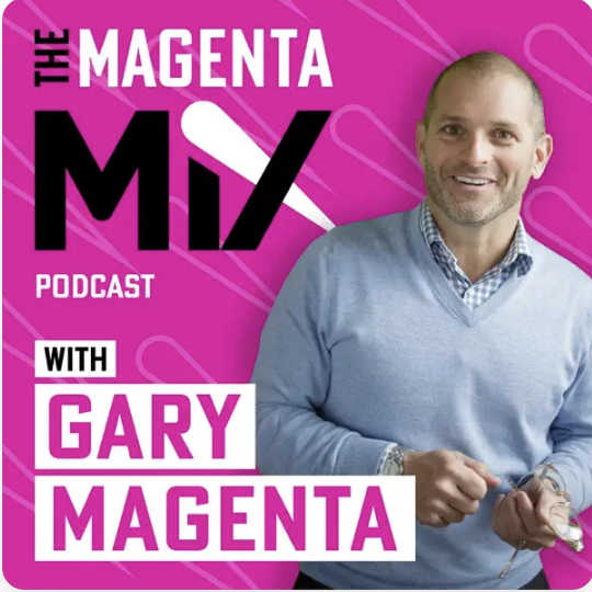 Sam Caucci with Gary Magenta on The Magenta Mix Podcast, 1Huddle